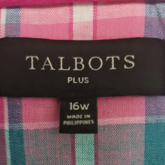 TALBOTS PLAID BLAZER - Picture 3 of 3